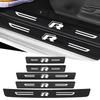 2026 Hot For VOLKSWAGEN VW Car Door Sill Protector Plate Trunk Threshold Stickers for Volkswagen R LINE RLine Polo Caddy Golf Je