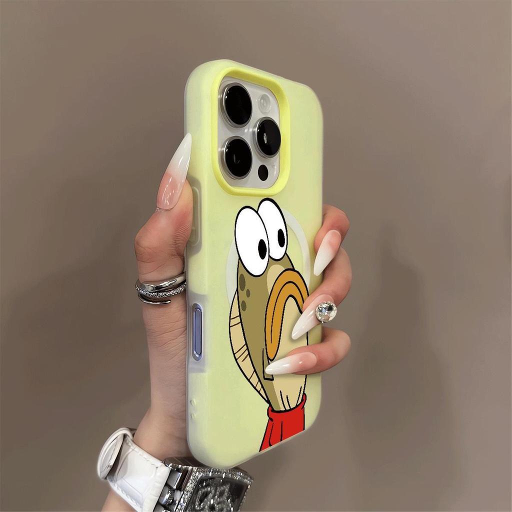 Magnetic Jelly Two-in-one Mobile Phone Case for Apple 17PROMAX All-inclusive New Protective Cover Trendy Women Magnetic Case