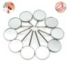 30pcsDental Mouth Mirror Reflector Dentist Equipment Stainless Steel Dental Mouth Mirror Oral Care Tool Set Dental Lab