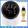 Car 7 Color LED 52mm Water Temp Gauge with Alarm 40~120℃,100~250℉ Water Temperature Meter+Sensor 1/8NPT,M14X1.5,M16X1.5,3/8NPT