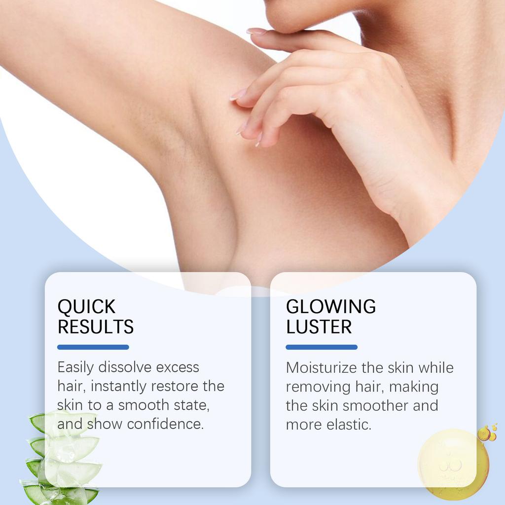 Спрей для удаления волос - мягкий и не раздражающий, увлажняющий, гладкий, кожа тела, деликатное удаление волос. 100 мл