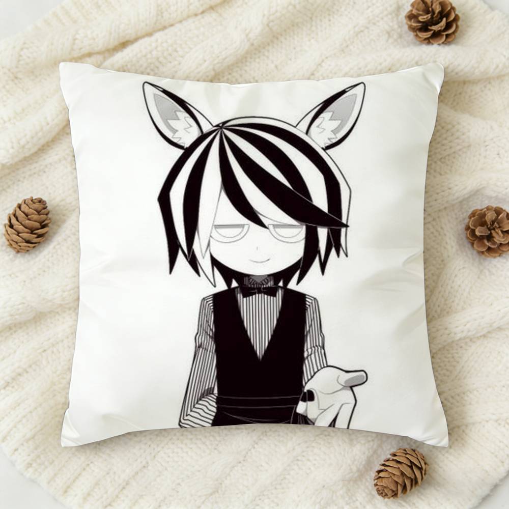 Game O-Okegom Idate Double-Sided Printed Square Decorative Cushion Cover For Sofa Living Room Home Decor