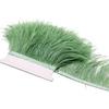 Colorful 8-10 CM 1/5/10 Meter Ostrich Feathers Trim Plumes Ribbon For DIY Wedding Dress Decoration Crafts Accessories Party Clothing
