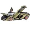 1/18 Lamborghini SIAN Lightning FKP37 Суперкар Сплав Литой Модель Высокая Симуляция Звук Свет Игрушка Праздничные Подарки для Детей Коллекция