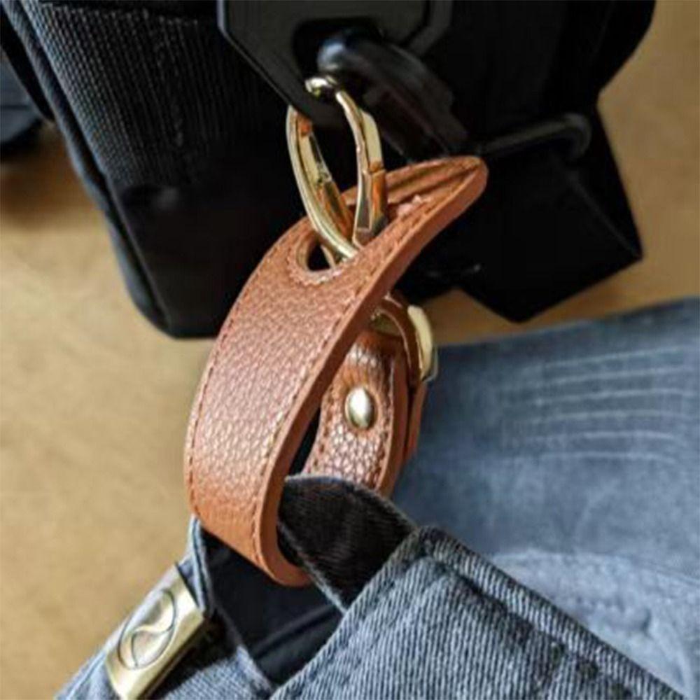 Модный зажим для шляпы из ПУ кожи, hands-free, аксессуар для сумочки, зажим для хранения шляпы, держатель для шляпы, для путешествий на открытом воздухе