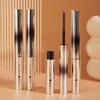 2Pcs Waterproof Liquid Mascara with Washable Brush Head Quick Drying 3D Curling Lash Mascara Non-Smudge & Long Lasting Natural Lengthening Bristleless