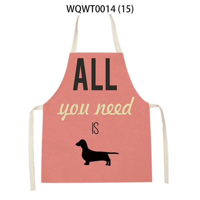 Кухонный фартук с милым собачьим графическим принтом для детского фартука, детский фартук используется для домашних аксессуаров для приготовления пищи шеф-поваром