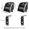 2pcs 3-in-1 Car Seat Cup Holder Cell Phone Holder Car Headrest Multifunctional Hook Storage Box Car Interior Accessories