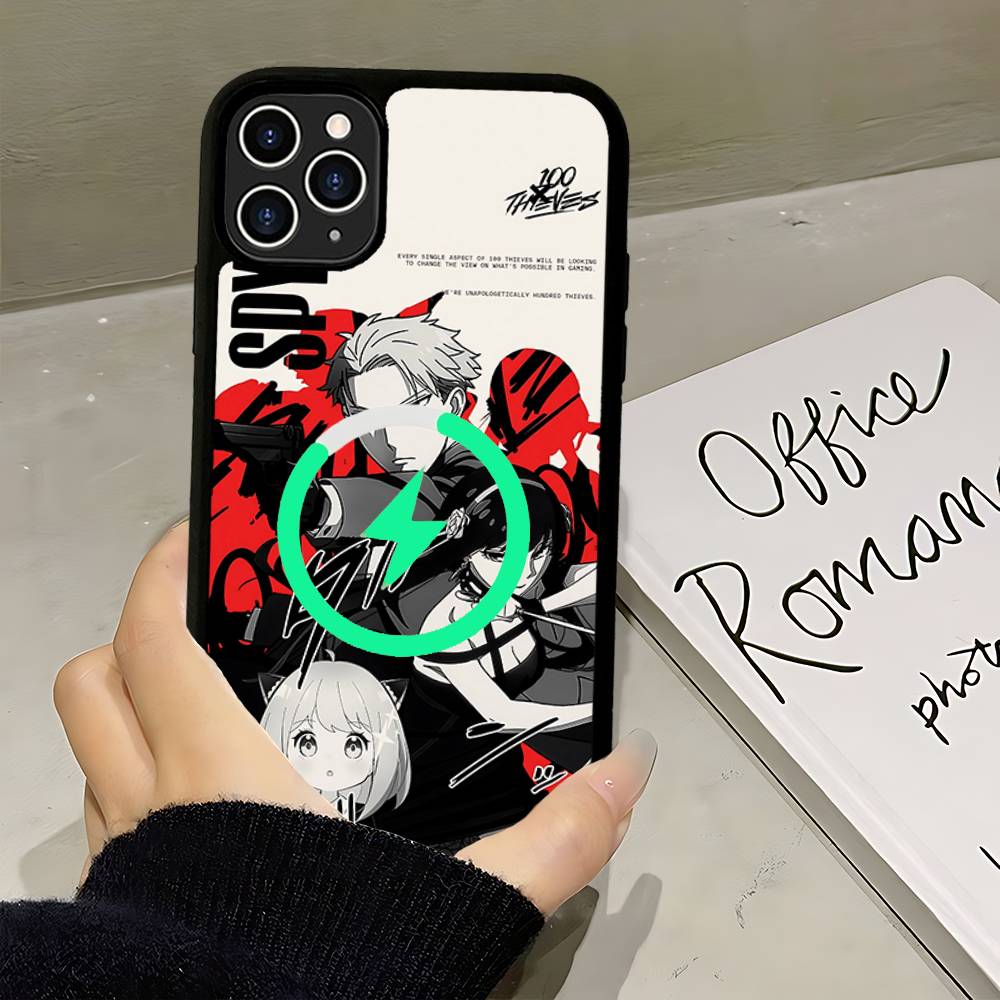 Классический аниме-чехол Spy X Family для MagSafe, магнитный чехол для телефона для iPhone 17 16 15 14 Plus 13 12 11 Pro Max, чехол Air