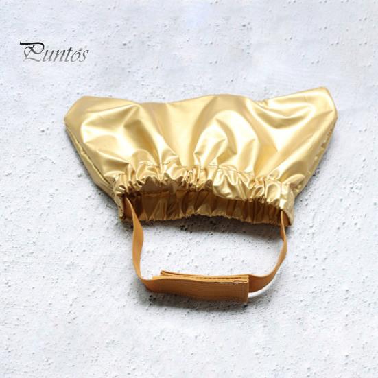 Waterproof Pet Shower Hat with Fastener Tape Adjustable Headgear Anti-Ear Water Hood Pet Hat for Cat Bathing