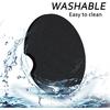 Car Coasters for Cup Holders,2 PCS Universal Non-Slip Black Leopard Print Car Coasters,2.75" Rubber Mat,Leopard Cars Accessories Cup Drink Holder
