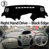 Dashboard Cover for Toyota Yaris XP10 XP20 First Generation 1999-2006 Anti-dirty Mat Pad Sunshade Dashmat Protect Car Accessorie