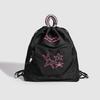 American Retro Cowboy Travel Backpack Ins Niche Drawstring Female Soft Casual Small Backpack Female