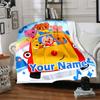 Customizable Flim Flim1 Throw Blanket – Personalized Name, All-Season Cozy Snug Blanket, Machine Washable, Personalized Blanket