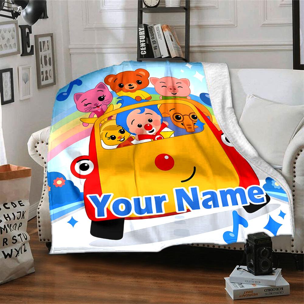 Customizable Flim Flim1 Throw Blanket – Personalized Name, All-Season Cozy Snug Blanket, Machine Washable, Personalized Blanket