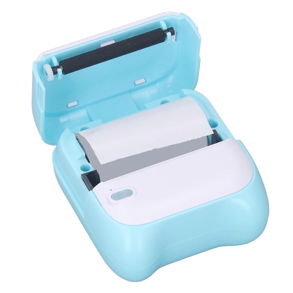 Карманный термопринтер с 5 рулонами бумаги, беспроводной HD-принтер, мини-принтер, изготовитель наклеек для обучения
