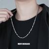 Мужское ожерелье из нержавеющей стали Мебиус 3 мм