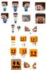 Minecraft Mob Head Mini Figure Mini Assortment Фигурки, проданные в годах и (ШАХТЕРСКОЕ РЕМЕСЛО) [36 ящиков] [6 вверх] 986A-HDV64