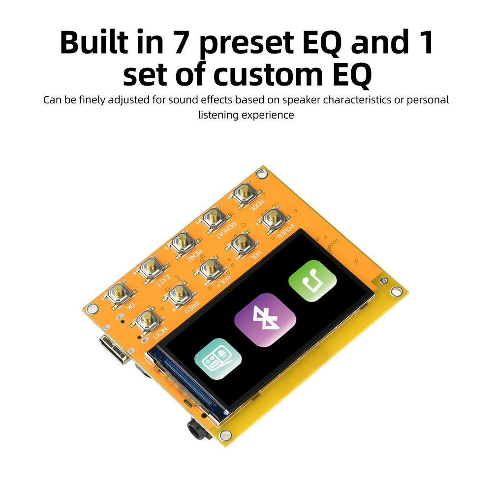 Multifunctional Bluetooth Audio Decoding Module FM Stereo Radio Full Lossless MP3 FLAC APE Player Module 3W Amplifier DIY Speake