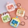 Plastic Mini Claw Machine Keychain Little Panda Funny Finger Toys  Car Key Chains
