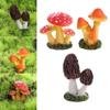 Resin Crafts Simulation Mushroom Realistic Mushroom Sculpture Fashion Mushroom Statue