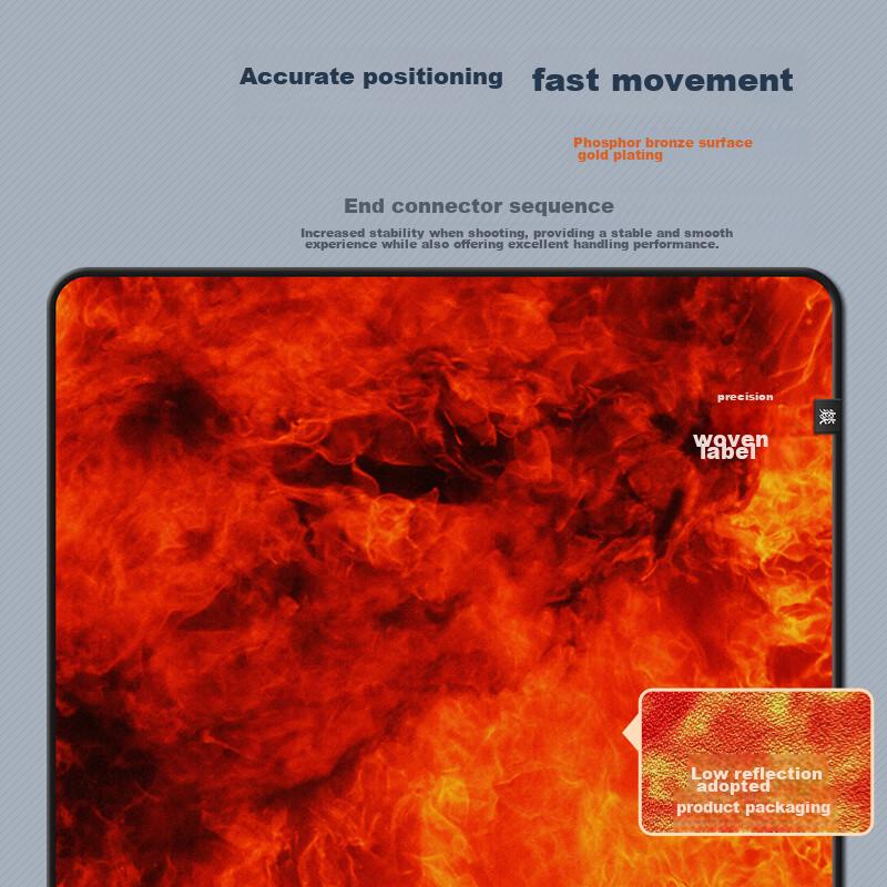 Mouse Pad, Smooth for FPS, Random Texture Fine Surface Jacquard Mouse Pad, Large Size with Locked Edges, Computer Desk Mat, Lantern, 480*400*5mm