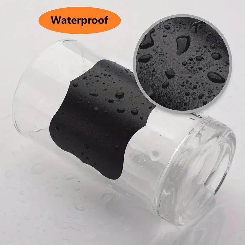 Waterproof Chalkboard Stickers, Kitchen Spice Label Stickers