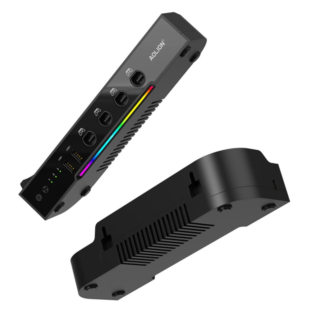 Для NS2 База с охлаждающим вентилятором для хоста с портативным радиатором NGC, поддержка настенного крепления, база для рассеивания тепла, игровые аксессуары