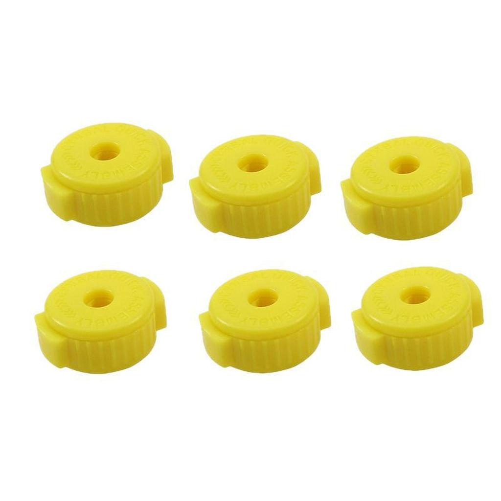 6Pcs Drum Quick Release Nuts Set Cymbal Mate Spare Parts Replacements Drumming Equipment Accessory