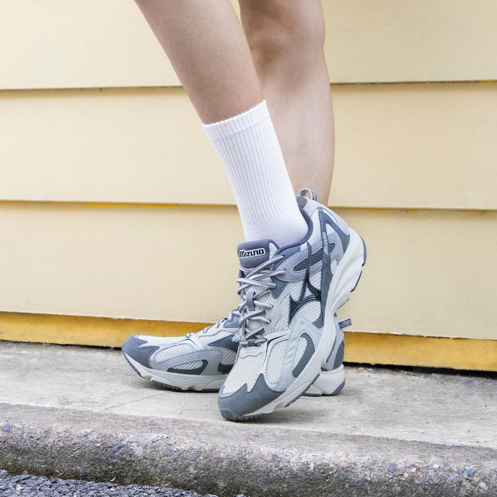 Mizuno Retro Versatile Synthetic Leather Shock Absorption Non-Slip Wear-Resistant Breathable Wrap Rebound Low-Top Casual Running Shoes D1GH232203