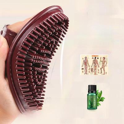 Силиконовая щетка для массажа тела Meridian - Эфирное масло, средство для красоты талии и ног