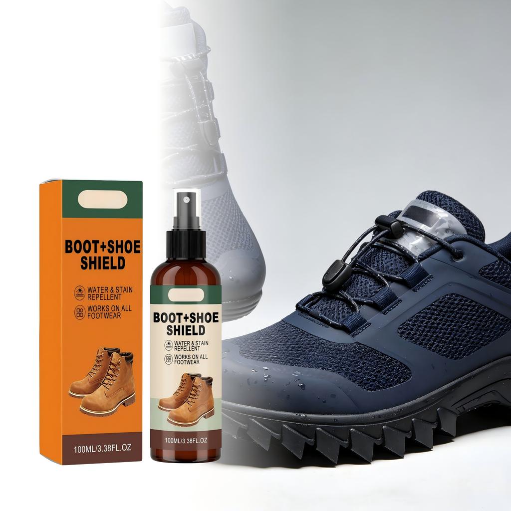 Boot and Shoe Shield Protector Spray and Stain for All Types of Footwear 100ml Long Lasting