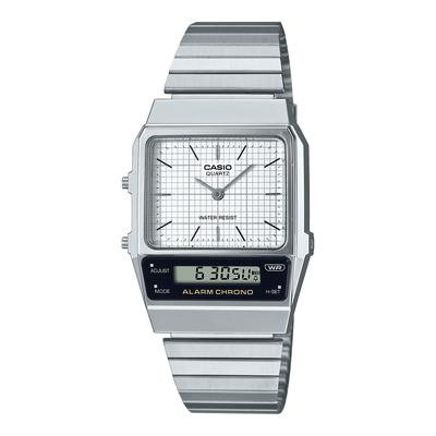 Мужские часы AQ-800E-7A, белые