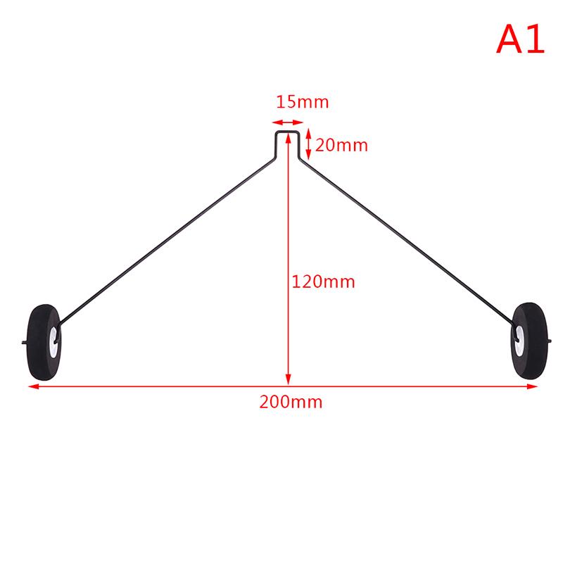 2 mm Steel Wire Landing Gear RC Aircraft Fixed Wing Glider Model Wheel Bracket