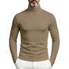 Men S Autumn Winter Slim Fit Half Mock Neck Long Sleeve T Shirt