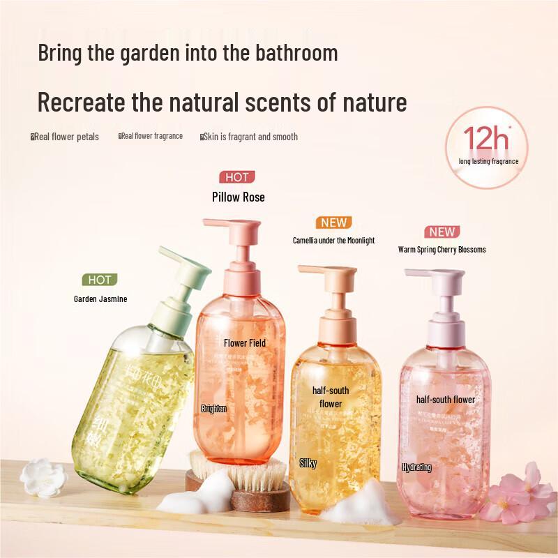 Little Dream Garden Rose Petal Scented Shower Gel
