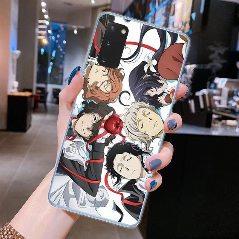 Soft Tpu Phone Case For Samsung Galaxy M51 M31 M30 M11 M21 M31s M10s M02 A01 A02 A10 S8 Note 8 9 Bungou Stray Dogs Anime Cover