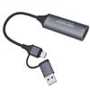 Карта захвата видео 4K HD в USB C и A с низкой задержкой USB 3.0 для стриминга, конференций, обучения