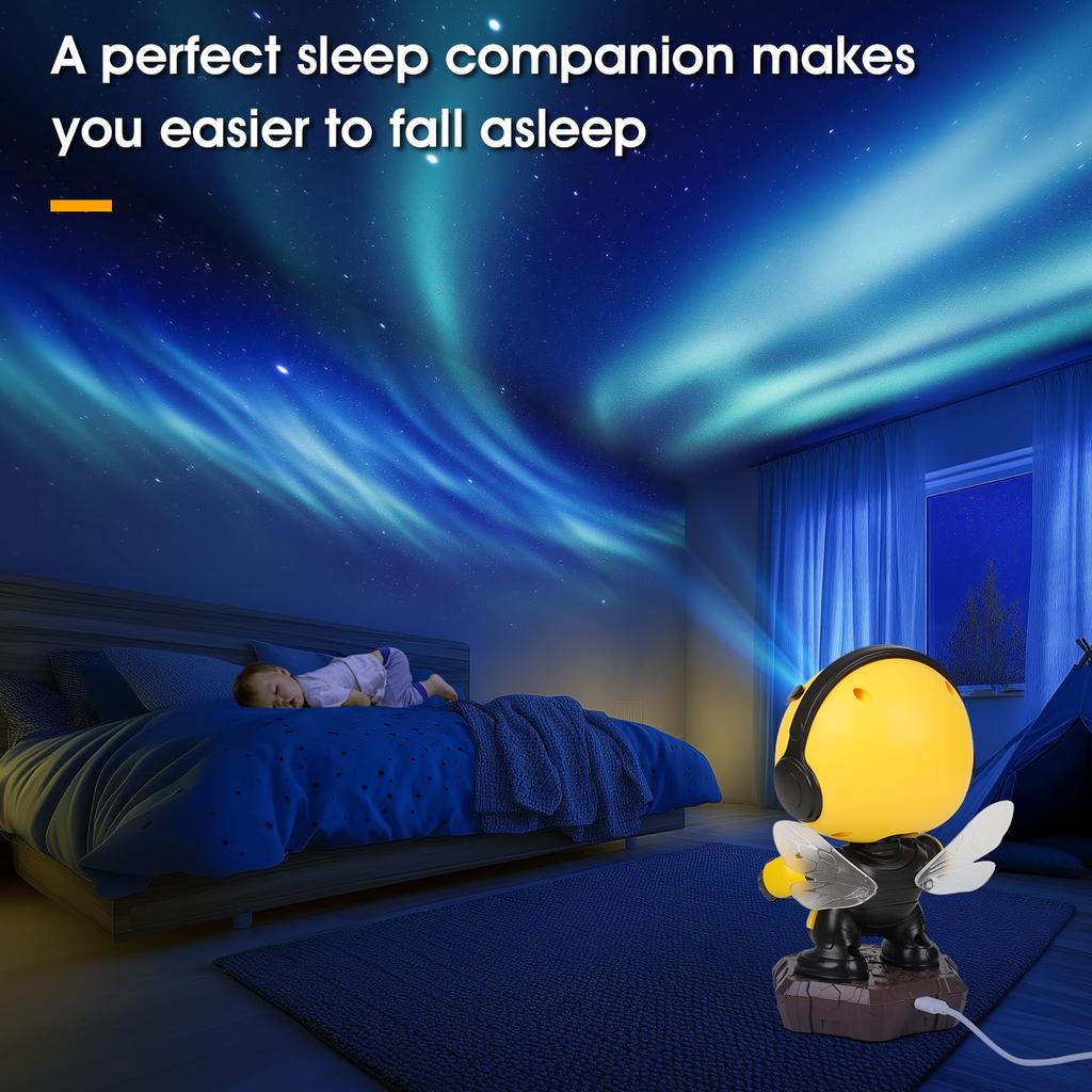 Проектор Галактики Звездный Проектор Галактический Ночник Звездная Туманность Потолочный Ночник с Таймером и Пультом Дистанционного Управления Декор для Детской Комнаты