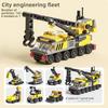 Engineering Urban Vehicle Building Block Puzzle Toy For Childrens Birthday Gifts