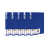 Melive O-ring Binder, Navy, 5 Pieces