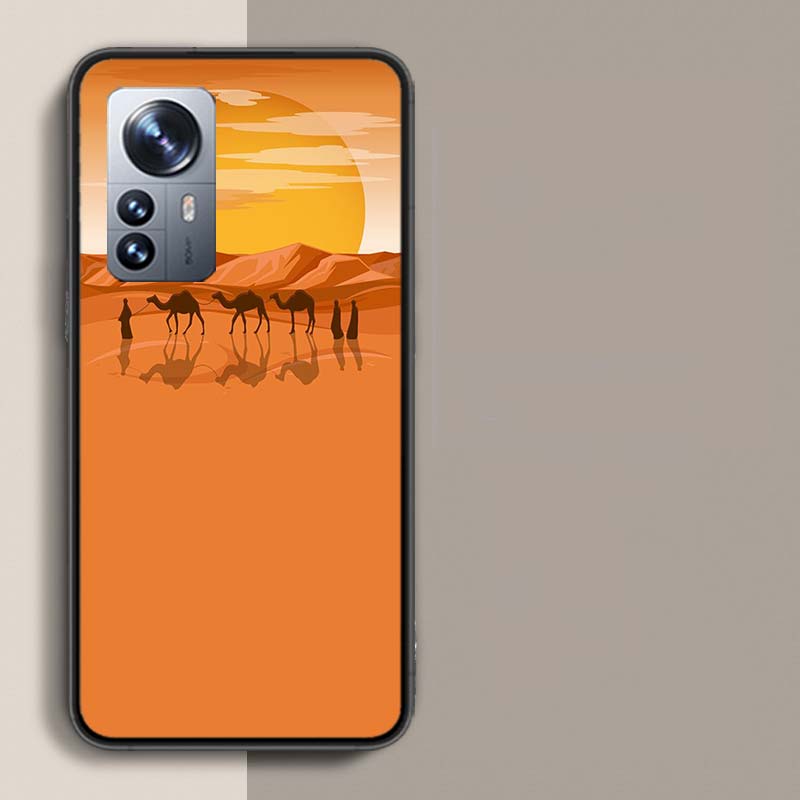 Чехол для телефона с изображением каравана верблюдов в пустыне Для Redmi Note 15 Pro 5G 14 13 12 Pro Plus 11 11T 11E 11S 10 Pro 10S 9 9S Чехол Cell Cle