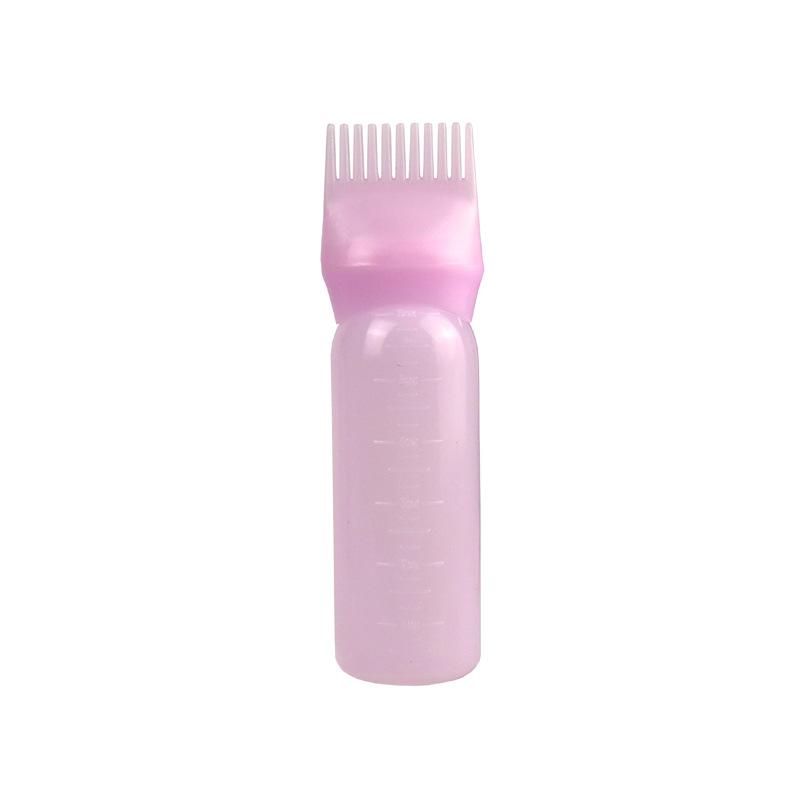 1PCS 160ML Root Comb Bottle Applicator,Oil Applicator for Hair Dye Hair Oiling Applicator with Graduated Scale