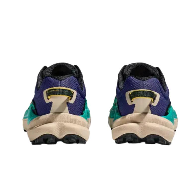 HOKA One One Амортизирующие Низкие Туристические Ботинки Мужские Сине-Зеленые 1155115-MNTNR