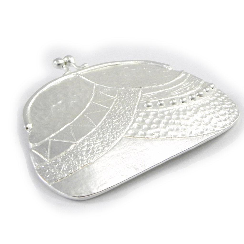 Dolce Vita [I1475] - Серебряная дизайнерская брошь «Burse Bag».