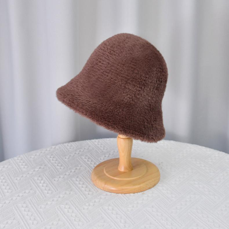 Осенне-зимняя плюшевая панама, ветрозащитная, теплая, защищающая уши, рыболовная шапка, маленькая шапка-тазик, простая универсальная шапка для детей