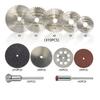 Set Resin Diamond Cutting Discs HSS Mini Circular Saw Blade Diamond Saw Blade Dremel Rotary Tools Cut-Off Wheels