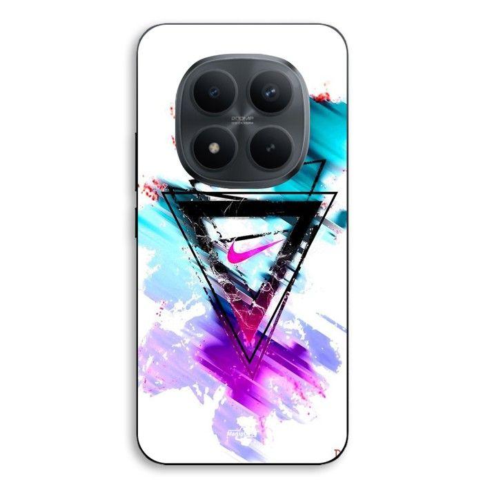 Coque téléphone - MANIACASE - Xiaomi Redmi Note 15 Pro Plus 5G - Logo Nike - Silicone TPU - Noir