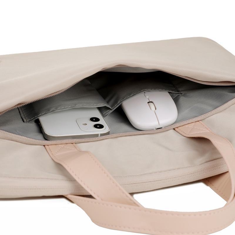 Деловая модная сумка через плечо - однотонная, вместительная сумка для ноутбука