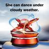 Car Perfume Fragrance Auto Rotation Air Auto Aromatherapy Pure Aluminum Alloy Solar Rotating Suspension Planet Car Accessories